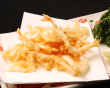 Fried Japanese glass shrimp