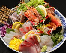 Assorted sashimi