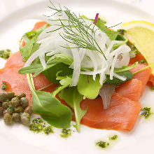 Marinated salmon
