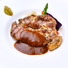Pork loin steak