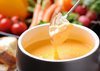 Spicy! Cheese Fondue with Jalapeno, bread and vegetables included