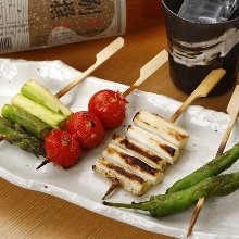 Grilled vegetable skewer