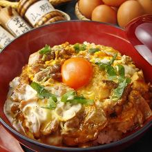 "Oyako" chicken and egg rice bowl