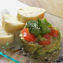 Salmon and avocado tartare