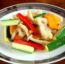 Stir-fried vegetables