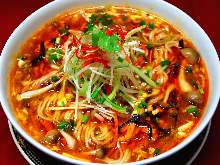 Hot and sour noodle soup