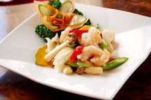 Stir-fried shrimp with XO sauce