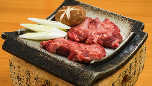 Grilled beef tongue