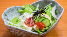 Shuto (salted fish entrails) with cream cheese