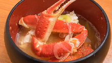 Crab miso soup