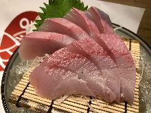 Yellowtail amberjack sashimi