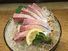 Amberjack sashimi