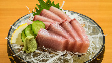 Japanese amberjack sashimi