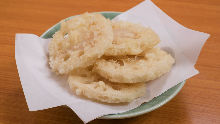 Lotus root tempura