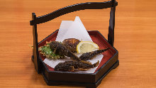 Fried Japanese sculpin