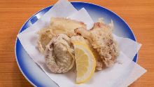 Octopus tempura