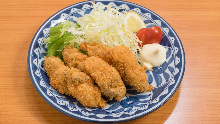 Deep-fried oysters