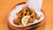Fried prawns