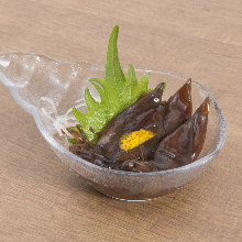 Firefly squid pickled in soy sauce