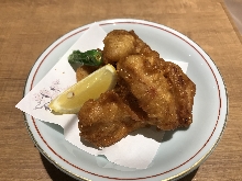 Fried pufferfish