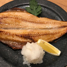 Grilled atka mackerel