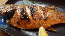 Salt roasted rosy seabass