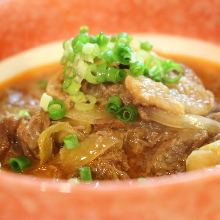 Simmered beef tendon