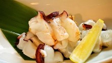 Chopped octopus