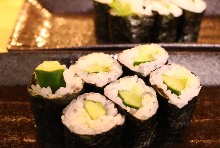 Cucumber sushi rolls