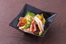 Kofuku special seafood rice bowl