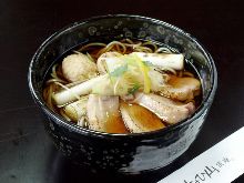 Buckwheat noodles with roasted duck