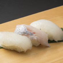 Assorted nigiri sushi, 3 kinds