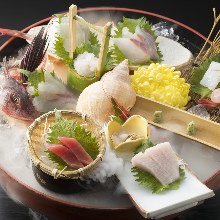 Assorted sashimi, 9 kinds
