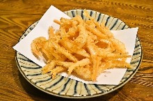 Fried prawns