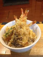 Tempura rice bowl