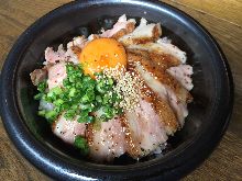 Seared specialty rice bowl