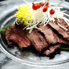 Grilled beef tongue