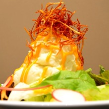 Potato salad with mentaiko