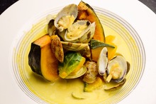 Cream of pumpkin soup