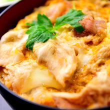 "Oyako" chicken and egg rice bowl