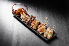 Assorted grilled skewers, 5 kinds