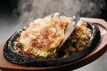Hiroshima-style okonomiyaki