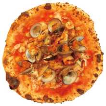 Pescatora pizza