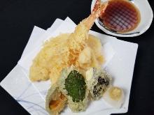 Assorted tempura