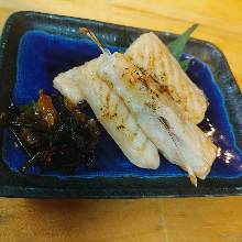 Salted and grilled mackerel set meal