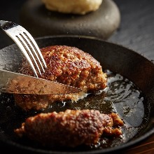 Wagyu beef hamburger steak