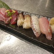 Assorted nigiri sushi