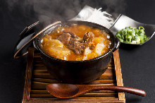 Simmered beef tendon