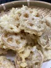 Lotus root tempura