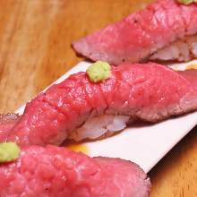 beef sushi